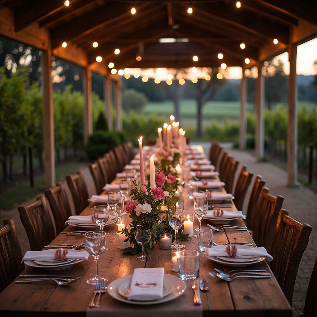 Winery dinner event